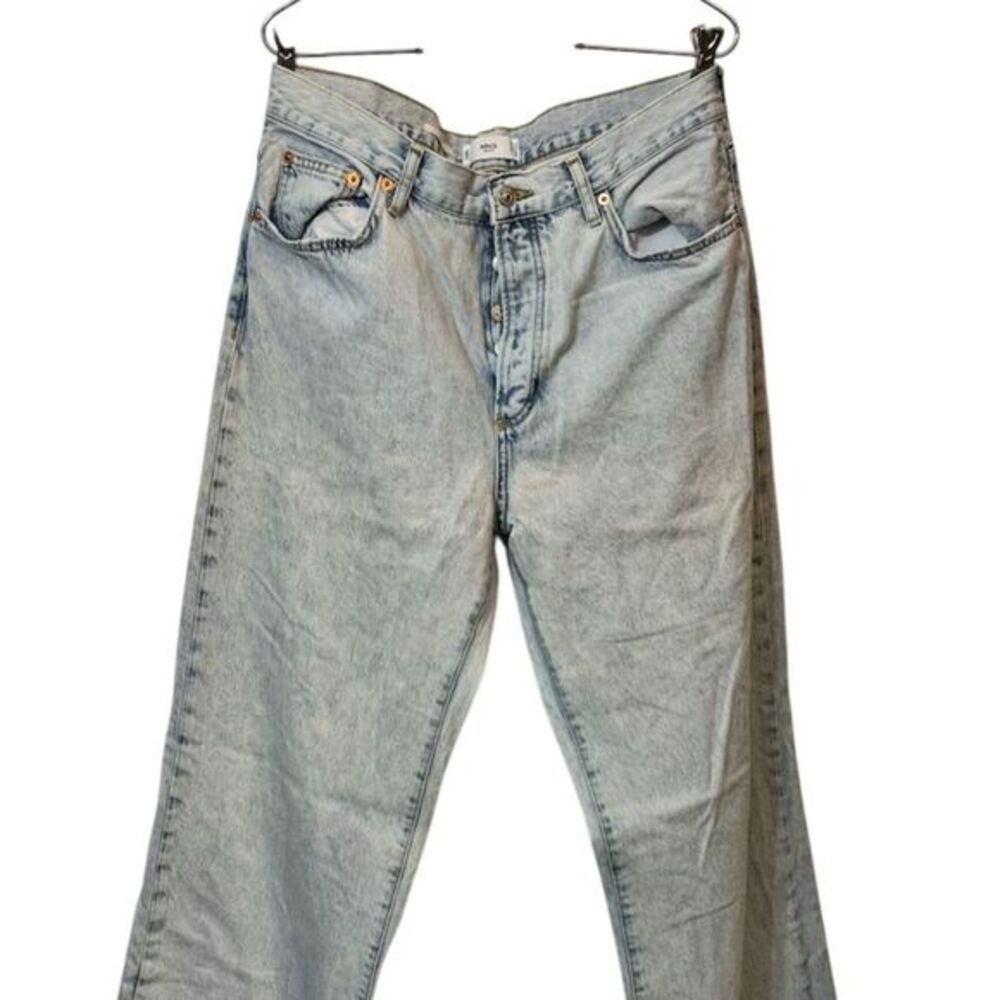 MNG Mango High Waist Straight Jeans Women’s 12 Light Blue Vintage